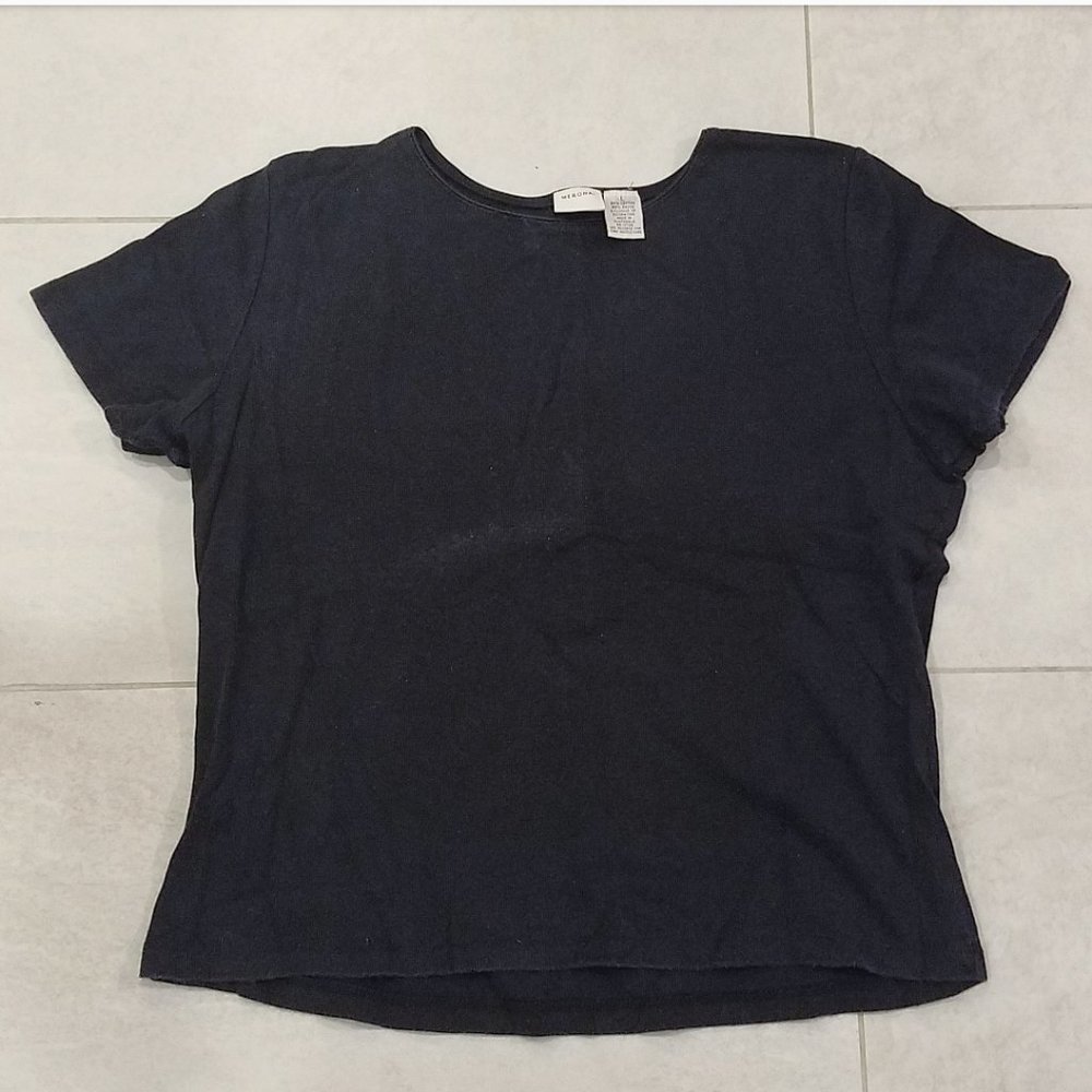 Merona black short sleeve tee